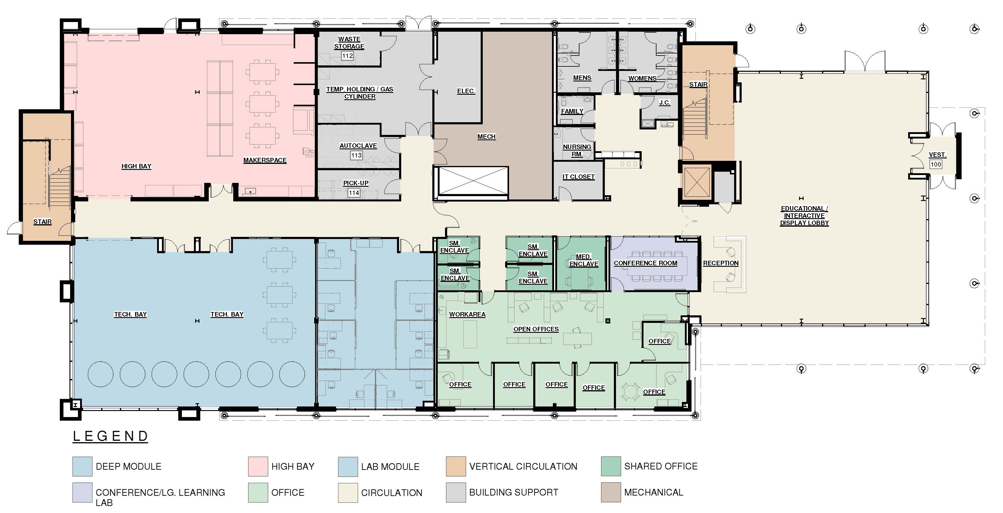 Freshwater Research and Innovation Center First Floor